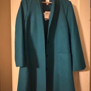 J.Jill winter coat. Teal, size medium petite.  Never worn with tags.